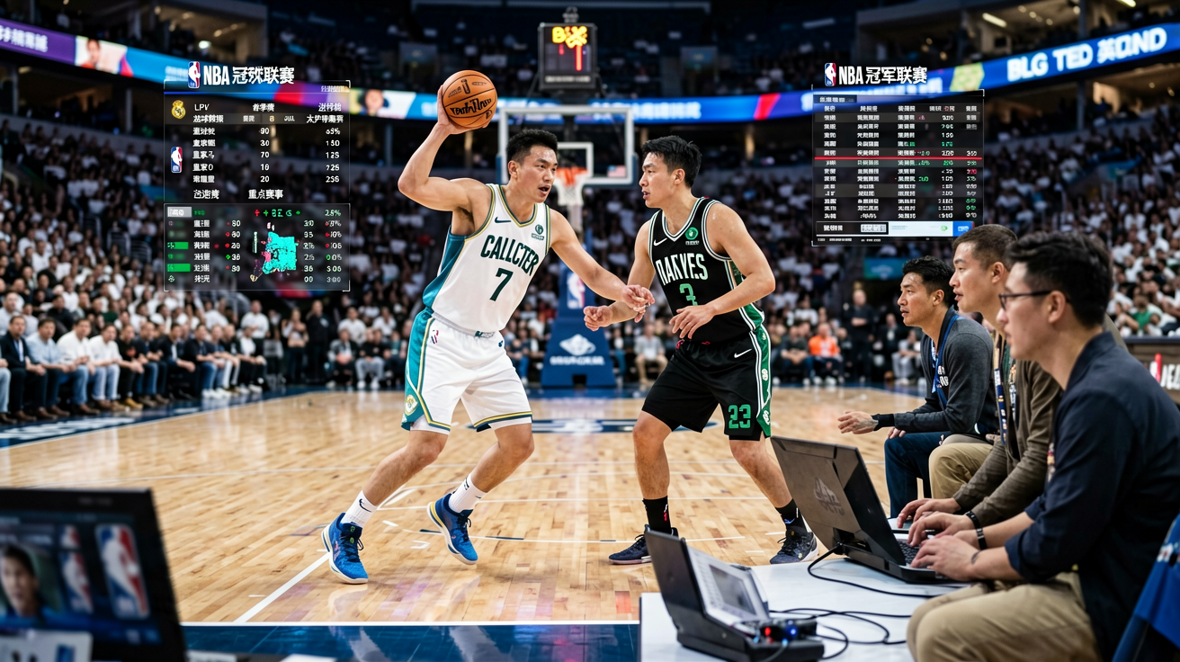 NBA赛场激烈对抗瞬间